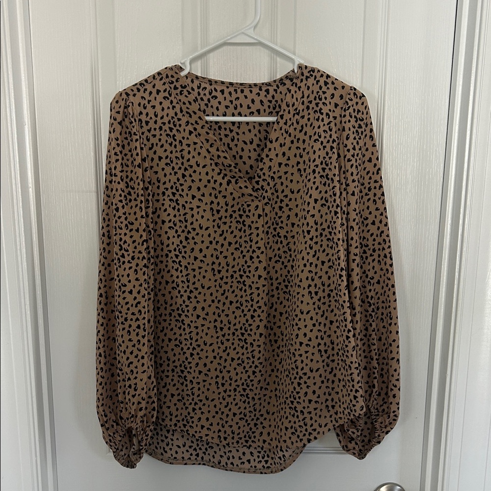 Leopard Print Women's Top
